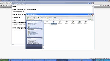 Brute Force on WordPress Using tool .