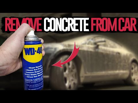 How To Remove Automotive Paint From Concrete