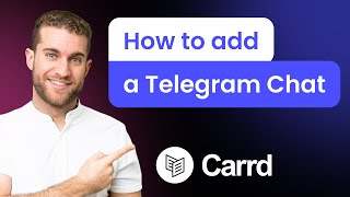 How to add a Telegram Chat to Carrd