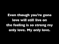 Sailor moon my only love lyrics