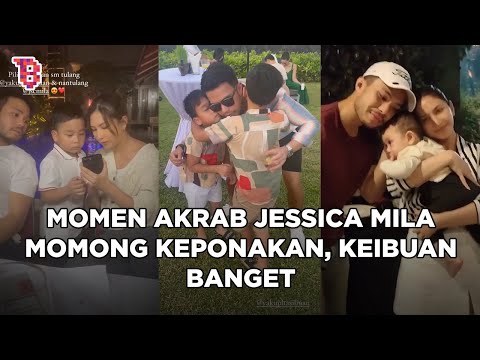 Momen akrab Jessica Mila bareng keponakan, pesona keibuannya terpancar