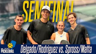 SEMIFINAL - Valeria Spross/Luis Pedro Matta vs. Mike Delgado/Luis Rodríguez - Mr.Pickleball - Sporta
