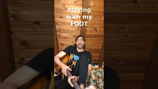 Guitar Accidents - Playing with my Foot #heavymetal #comedymetal #comedy #slapstick #funny #guitar