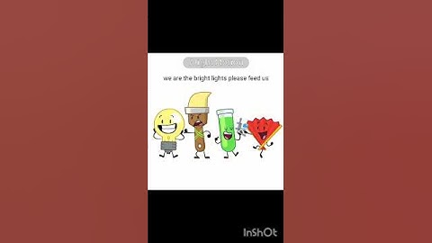 idk what trend this is #ii #inanimateinsanity #thebrightlights #paintbrush #fan #testtube #lightbulb