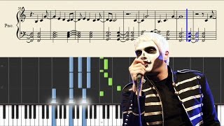 My Chemical Romance - Mama - Piano Tutorial + SHEETS chords