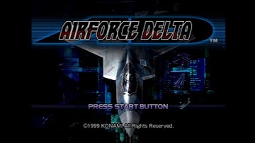 AirForce Delta - Sega Dreamcast - Intro & Title Screen