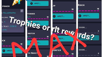 Rollercoin | What would happen if all games reached level 10?  Trophies 🏆or rlt rewards🤑?