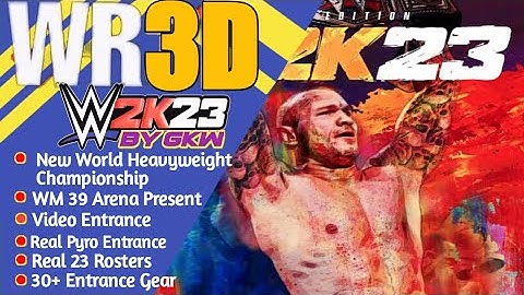 WR3D 2K23 With Video And Pyro Entrance | Pyro Entrance | Super Entrance mod | GOLDEN KING WRESTLING