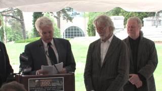 Memorial Art Gallery Centennial Sculpture Dedication Ceremony 5 22 13