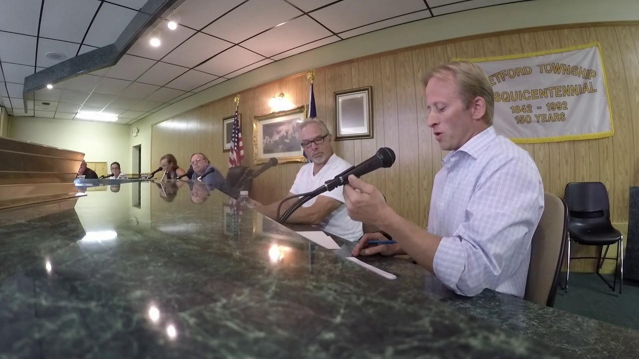 Thetford Township special meeting Administrative leave Chief Kenny 824