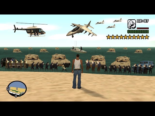 What Happens If You Get 10 Stars in GTA San Andreas? (Secret Cheat Code) class=