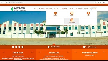 How to use Cyber Square? For International Indian School Ajman, UAE