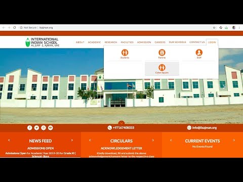 How to use Cyber Square? For International Indian School Ajman, UAE