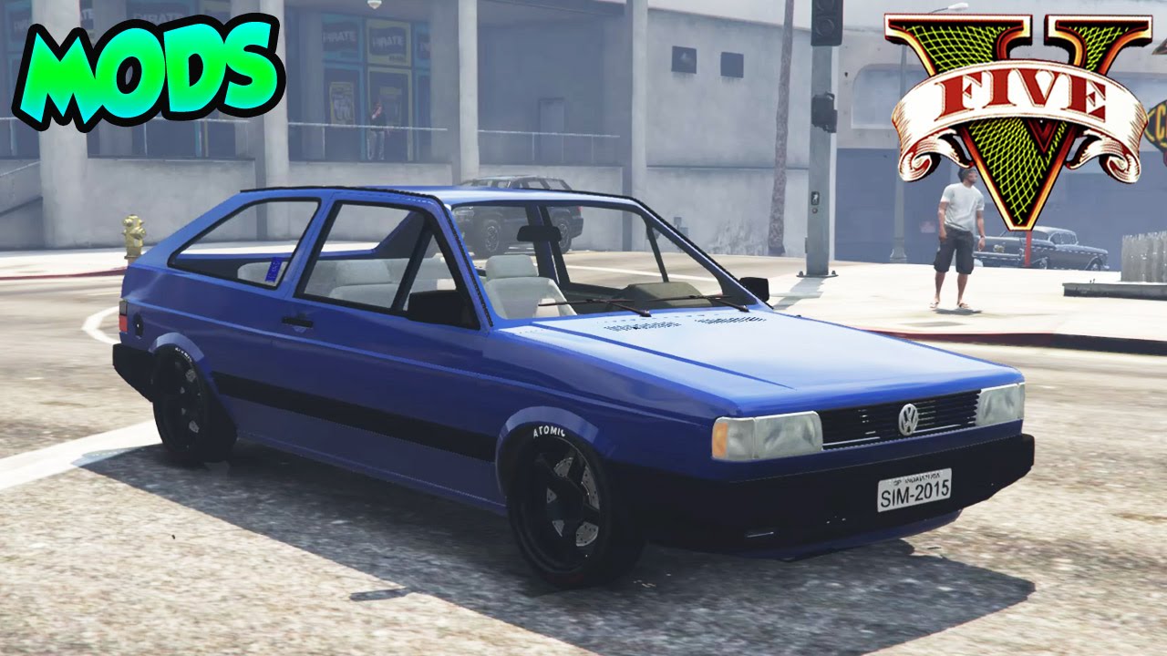 GTA V - MODS - Carro Brasileiro! Gol CL Quadrado! 