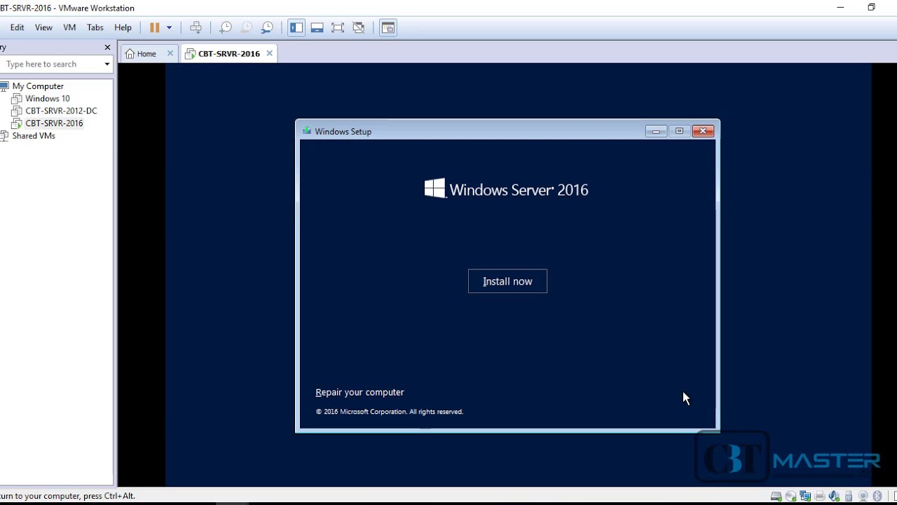 How to install Windows Server 2016 - Step by Step
