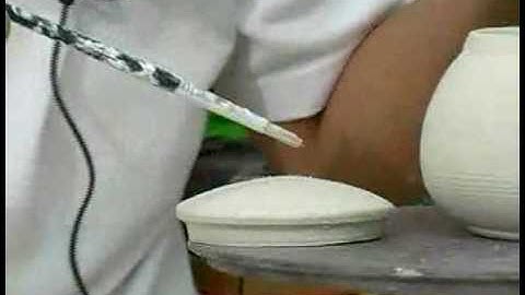 Ceramics: How to Make Double-Walled Pottery Vessels : How to Attach a Ceramic Teapot Knob to a  Lid