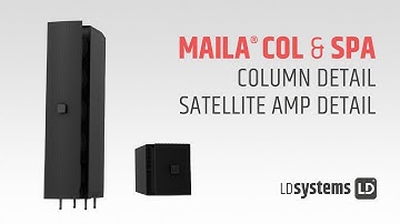 LD Systems MAILA - Features of the Column and Satellite Power Amplifier