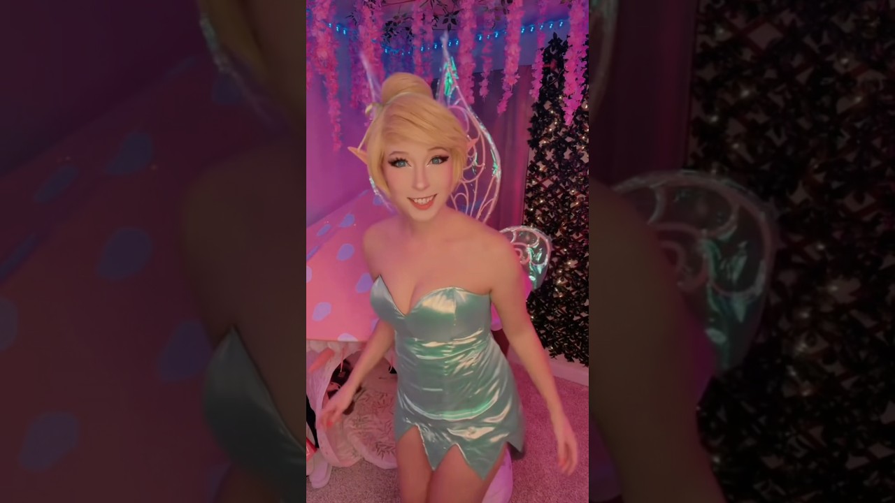 I loved the Tinker Bell costume my Mom had me as a child 💕#tinkerbell #disney #shorts #cosplay