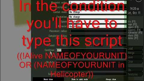 Arma 2 - How to make a helicopter extraction on the editor