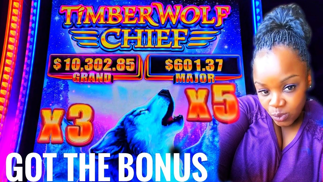 I GOT A BONUS WIN ON TIMBERWOLF CHIEF WOLVES PAID ×15🎰🤑 - YouTube