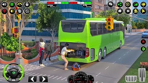 Mobile bus simulator game 3D || Bus simulator Driving Android Mobile Gameplay 2025