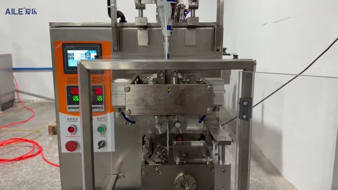 Bagged shampoo, body wash, cosmetics sample filling and sealing machine