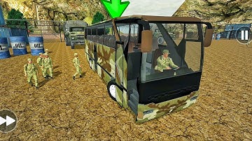 Army Bus Driver US Soldier Transport Duty 2022 - Android Gameplay
