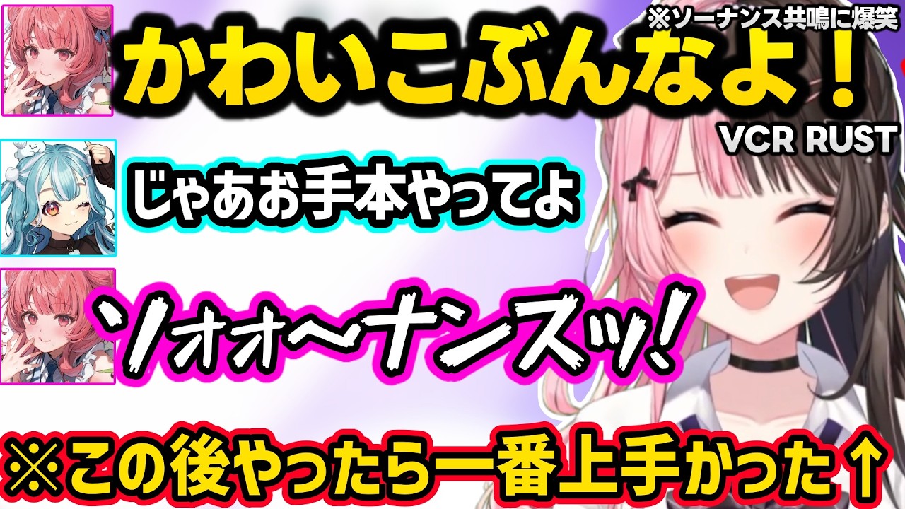 ワンピースファンに怒られそうなあかりんの発言に動揺、ひなーのだけ盛ろうとしてる疑惑をかけられるカメラマンかみと、あからむのソーナンス共鳴に爆笑するひなーのｗｗ【VCR RUST/橘ひなの/ぶいすぽ】