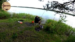Рыбалка на озере,утро природа весна.Сamping ,fishing,bushcraft