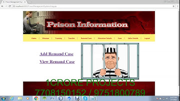Prison Management System using java (UPDATED)-1Crore Projects