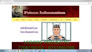 Prison Management System using java (UPDATED)-1Crore Projects