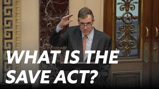 Senator Fights Voter Suppression Law on the Senate Floor