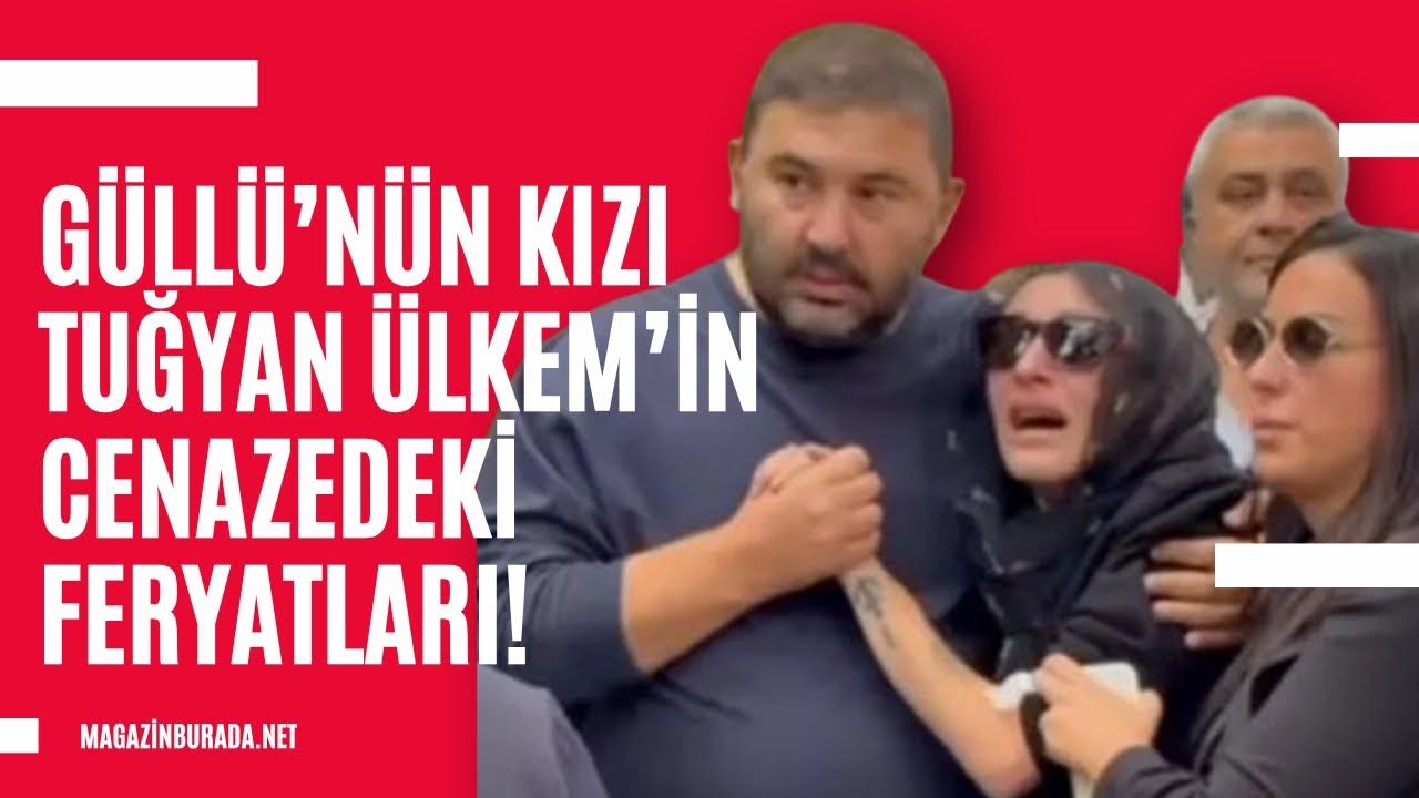 Güllü’nün kızı Tuyan Ülkem cenazede annesinin tabutuna sarılıp “Anne konuş!” diye feryat etti!