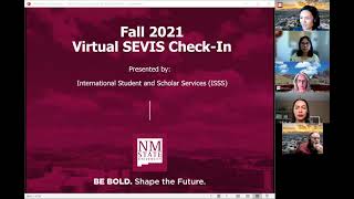 Fall 2021 Virtual SEVIS Check-In