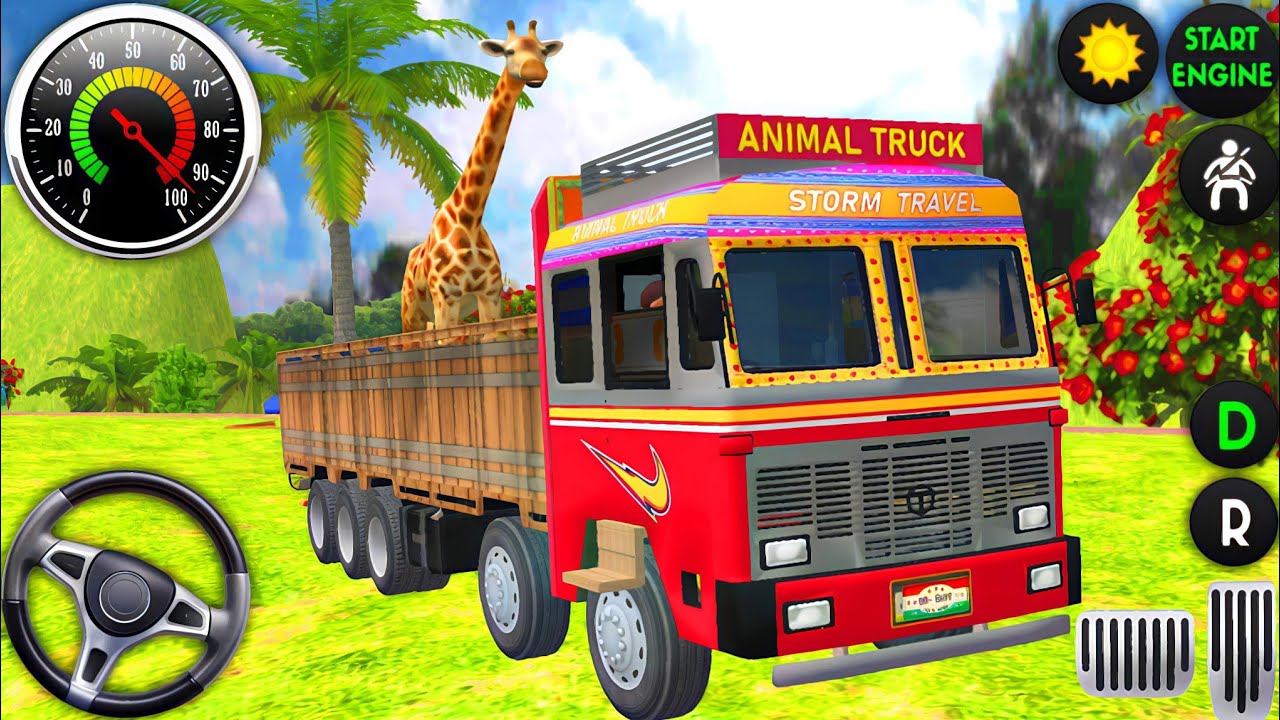 Wild Animals Transport Truck Game - US Animal Transport Simulator - Android Gameplay 