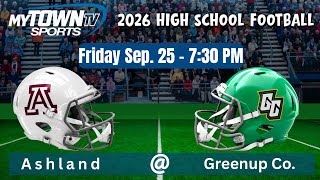 LIVE: Ashland @ Greenup County | Ky High School Football