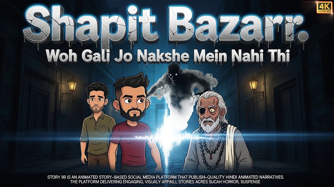 Shapit Bazaar | शापित बाज़ार | Hindi Horror Stories | Animated Ghost Story | Story 99