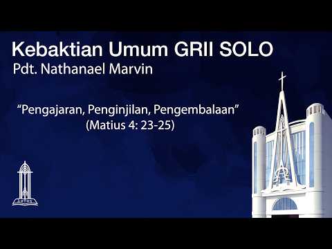 Khotbah Minggu KU1 @GRIISolo 02 Agustus 2026 Pdt. Nathanael Marvin