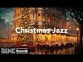 Snow Night with Cozy Christmas Coffee Shop Ambience 🎄 Soft Jazz Instrumental Music for Relaxing