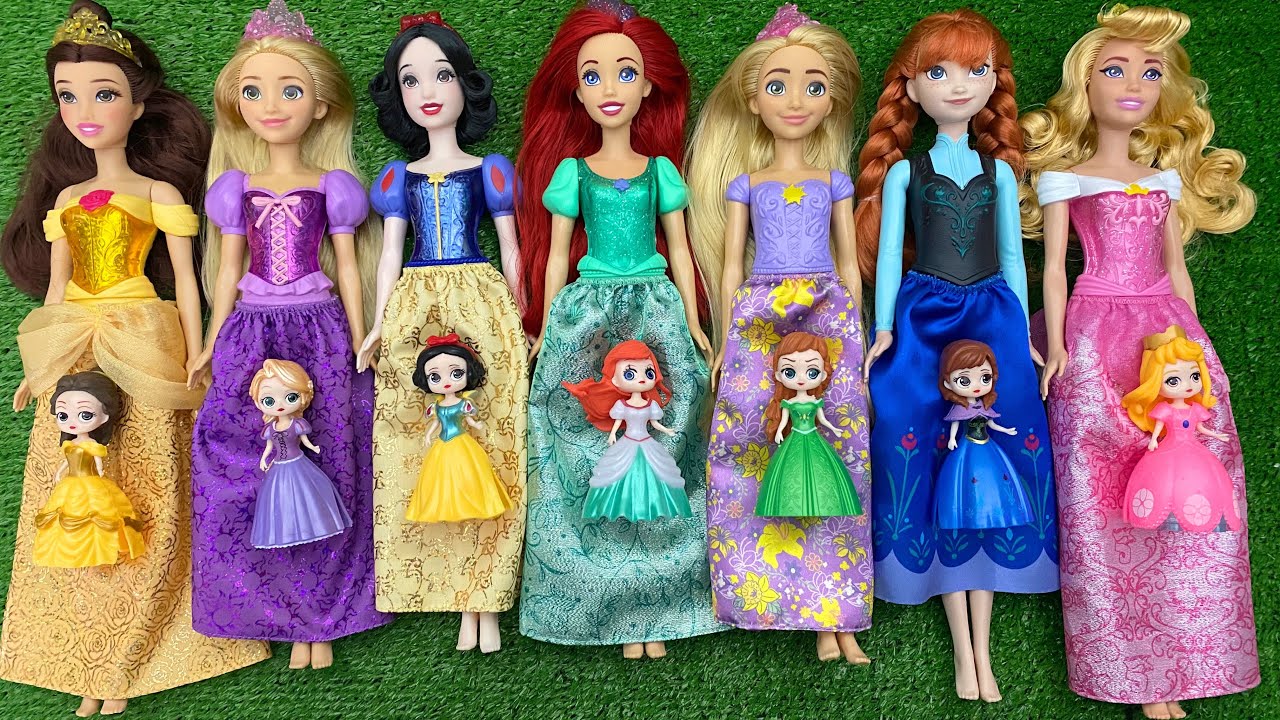 Cute Miniatures Disney Princess Frozen ELSA & Annall! elsa satisfying unboxing