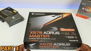 Aorus X570 Master Motherboard | Ryzen 9 3900x Unbox & Install
