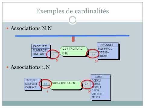 Modèle entité association