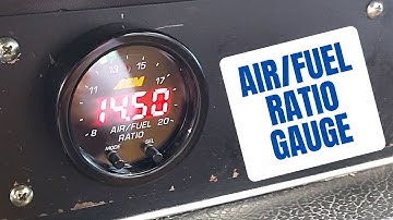 Air Fuel ratio gauge installation | Volvo 145 |