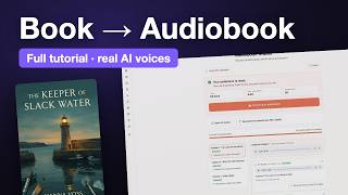 How to turn your book into an audiobook with AI voices | Audiobook Studio tutorial News