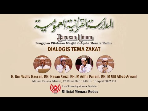 [LIVE] DARUSAN UMUM PENGAJIAN PITULASAN MASJID AL-AQSHA MENARA KUDUS || 17 RAMADLAN 1443 H #15