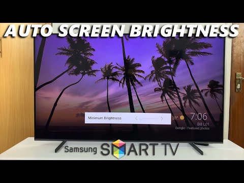 How To Turn ON Automatic Screen Brightness On Samsung Smart TV | Enable Automatic Screen Brightness