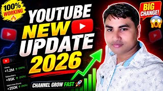 YouTube Update 2026 Explained | New Rules, Algorithm &amp; Earning Secret 😱! Big YouTube Update 2026 🚀