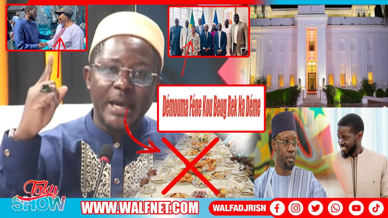 Je décline l’invitation de Diomaye, il prefere Mimi que Sonko, Gardien de la revolution: Cheikh Bara