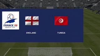 #14 England 1 - 1 Tunisia | France 1998 | FIFA World Cup