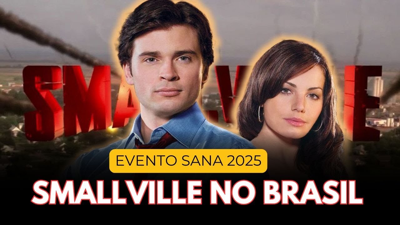 Tom Welling e Erica Durance no SANA! Smallville Vai Invadir o Brasil! 🦸‍♂️🦸‍♀️✨